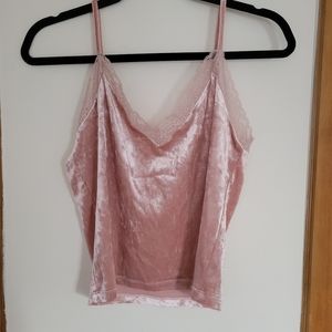 Forever 21 Crushed Velvet Tank Top